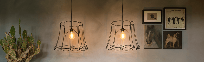 Zwarte hanglampen